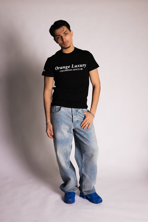 Orange Luxury Tee Classic White