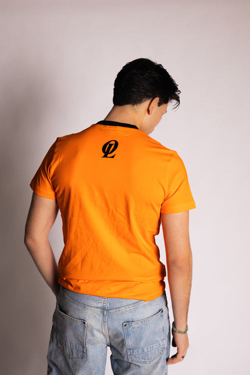 Orange Luxury Tee Velvet Orange