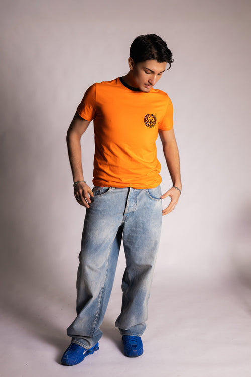 Orange Luxury Tee Lion Orange