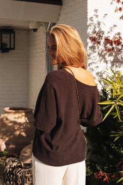 By Hilke Hazel Sweater Chocolate