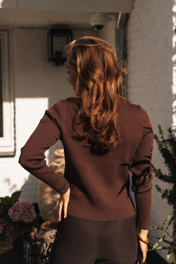 By Hilke Madison Sweater Chocolate