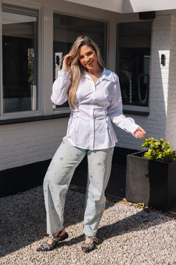 By Hilke Blouse Noéline White