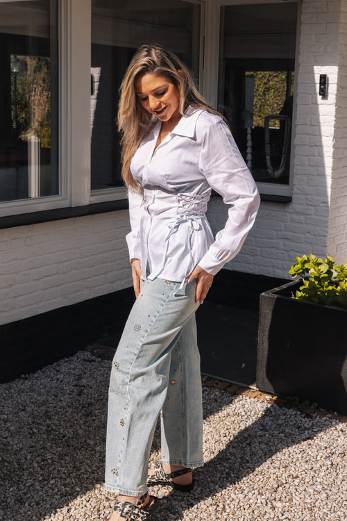 By Hilke Blouse Noéline White