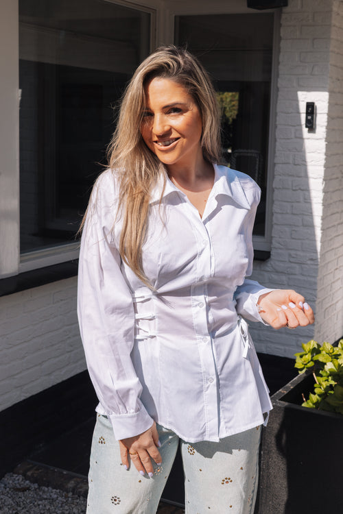 By Hilke Blouse Noéline White