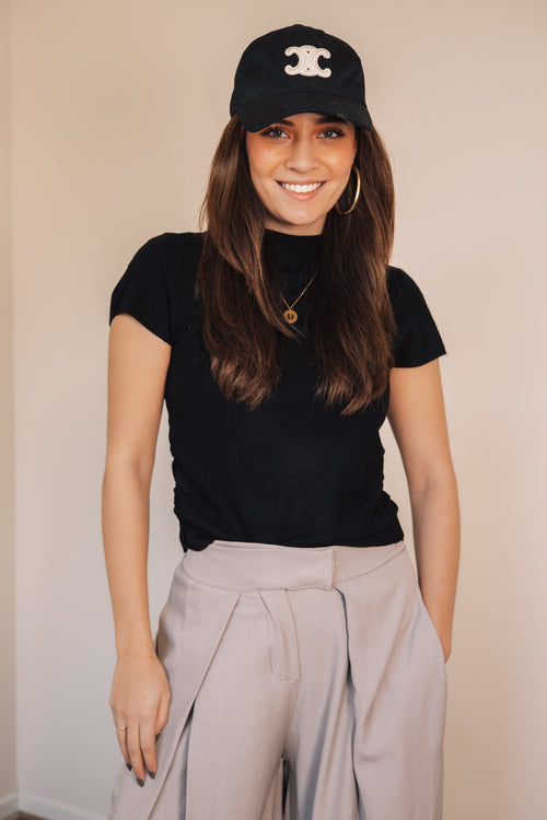 By Hilke Top Suze Black
