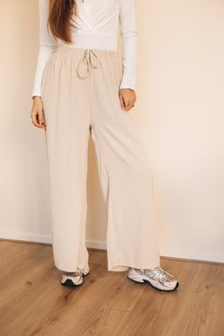By Hilke Pants Sara Beige