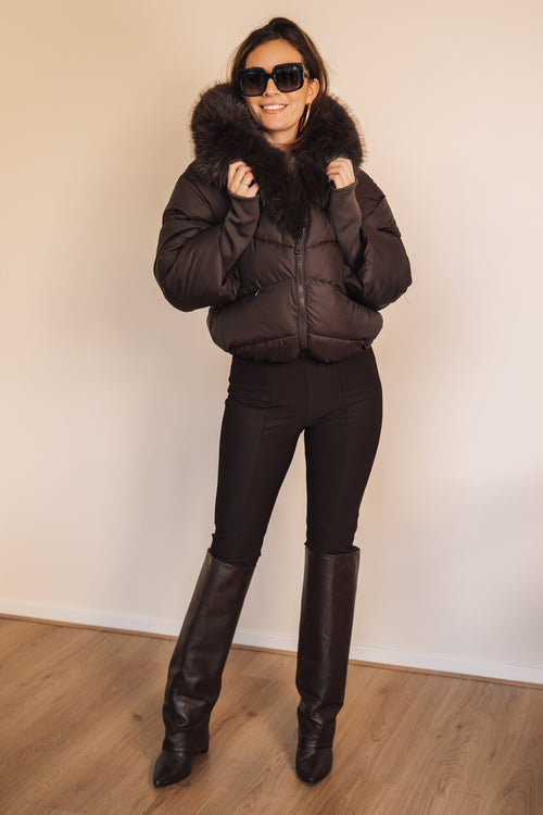 By Hilke Coat Demi Chocolate