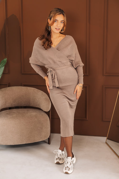 By Hilke Dress Jody Taupe