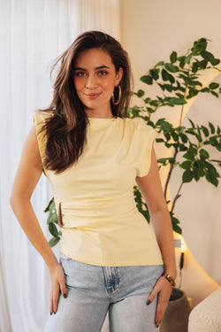 By Hilke Top Fenna Yellow