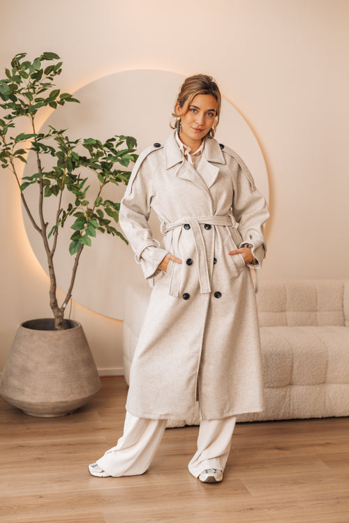 By Hilke Coat Puck Cream