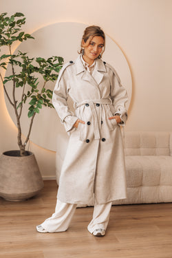 By Hilke Coat Puck Cream