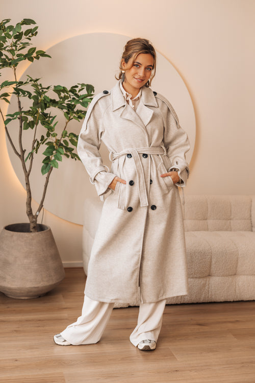 By Hilke Coat Puck Cream