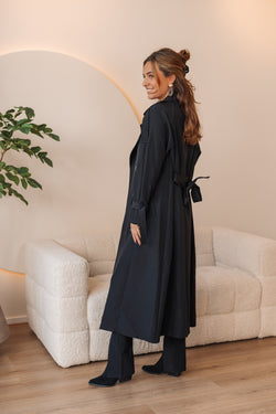 By Hilke Trenchcoat Black