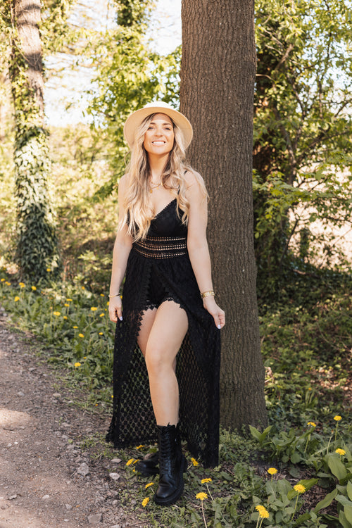 By Hilke Festival Playsuit Black