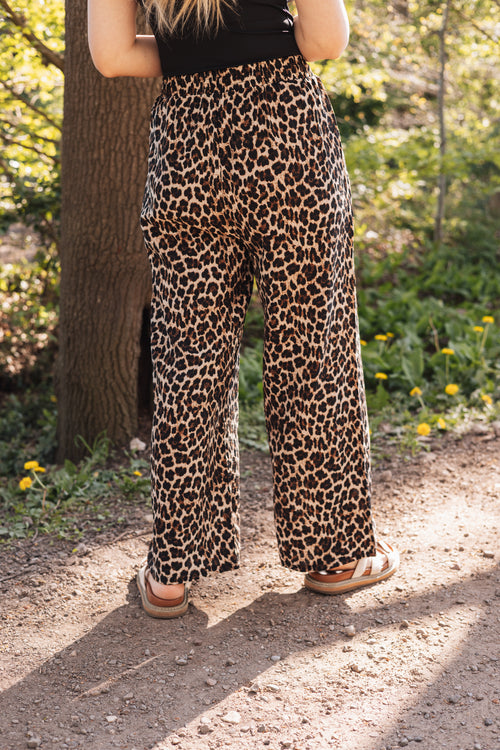By Hilke Pants Suze Leopard
