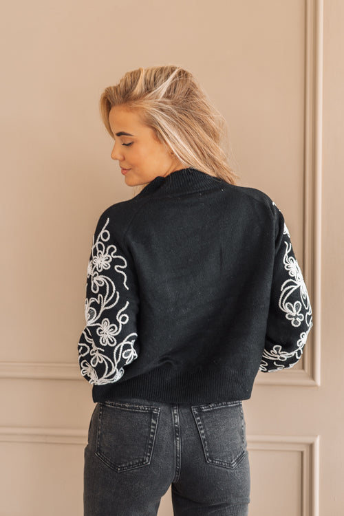 By Hilke Knit Rosa Black