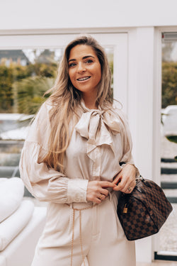 By Hilke Blouse Annabelle Beige