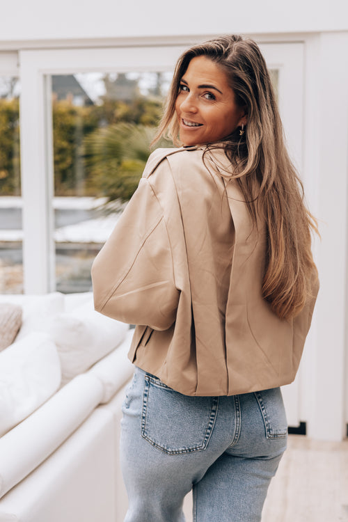 By Hilke Short Trenchcoat Raisa