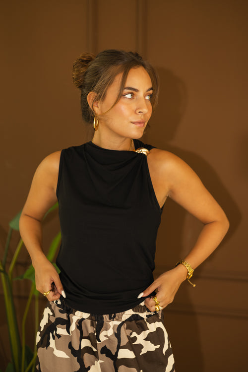 By Hilke Top Cill Black