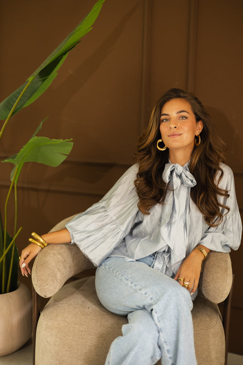By Hilke Blouse Annabelle Blue