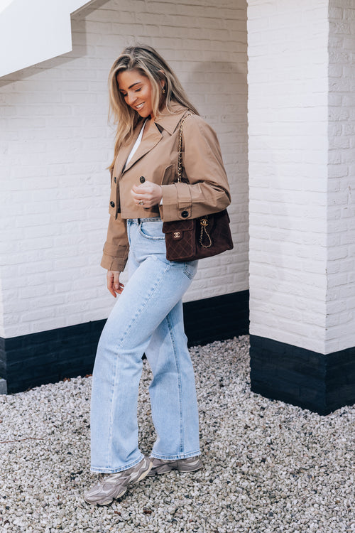 By Hilke Short Trenchcoat Roos