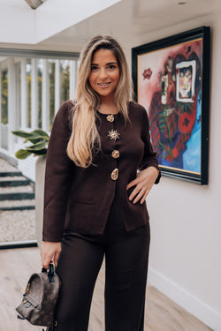 By Hilke Cardigan Madison Chocolate