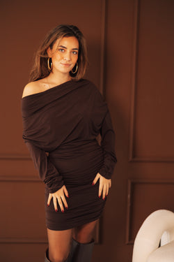 By Hilke Dress Jolyn Chocolate