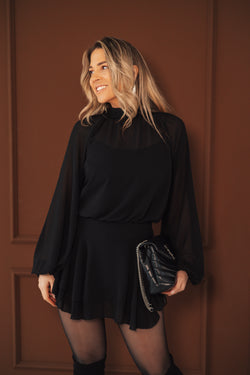 By Hilke Playsuit Nolyn Black