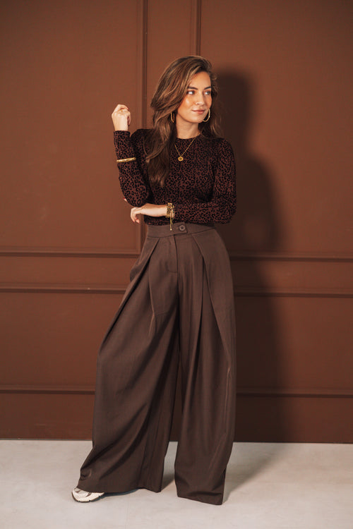 By Hilke Balloon Pantalon Chocolate