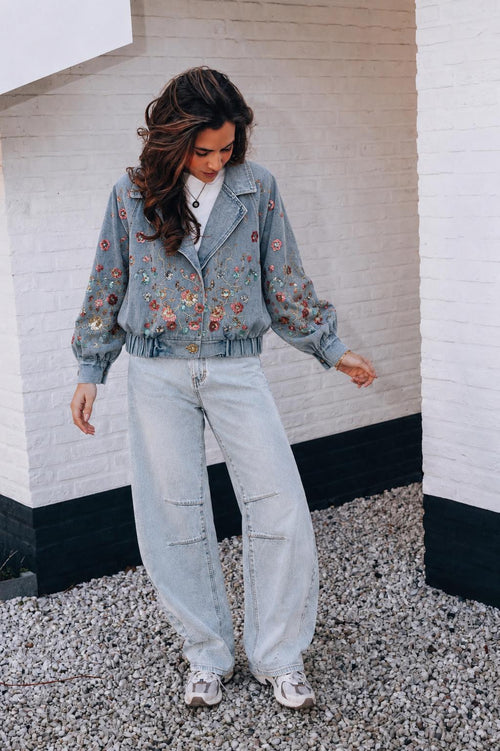 By Hilke Denim Jacket Dahlia