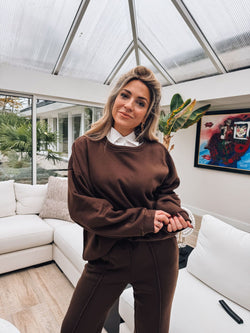 By Hilke Sweater Zia Brown