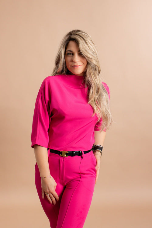 By Hilke Two-Piece Loisa Fuchsia