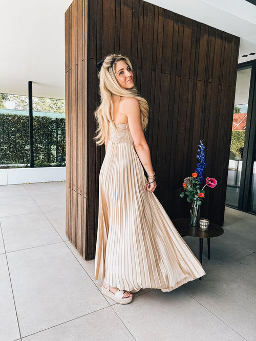 By Hilke Dress Estelle Champagne