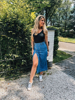 By Hilke Skirt Eef Dark Blue