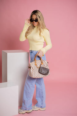 By Hilke Top Liss Yellow