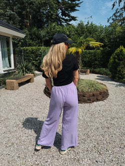 By Hilke Cropped Shirt Lemon Black