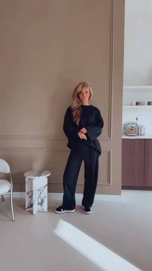 By Hilke Two-Piece Scuba Black