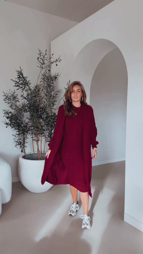 By Hilke Set Femmy Bordeaux