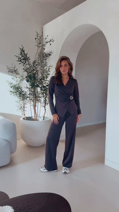 By Hilke Two-Piece Saar Chocolate