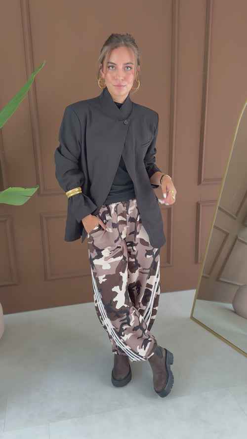 By Hilke Multi Blazer Black