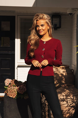 By Hilke Madison Sweater Bordeaux