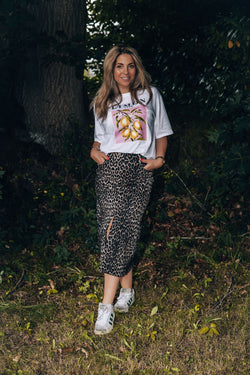 By Hilke T-Shirt Limon White