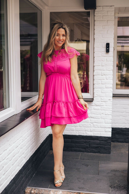 By Hilke Dress Kelsey Fuchsia