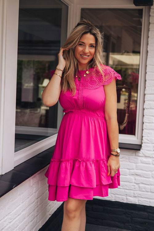 By Hilke Dress Kelsey Fuchsia
