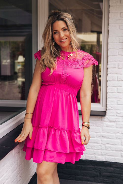 By Hilke Dress Kelsey Fuchsia