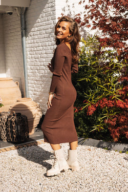 By Hilke Dress Liva Chocolate