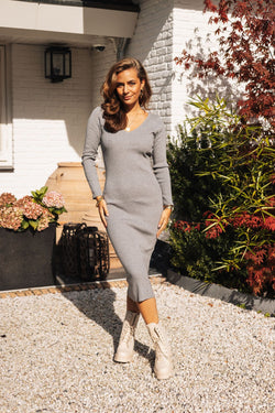 By Hilke Dress Liva Grey