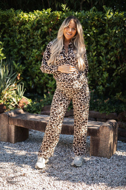 By Hilke Two-Piece Leopard Beige