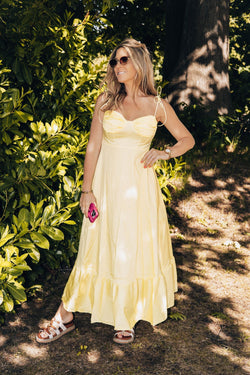 By Hilke Maxi Dress Ella Yellow