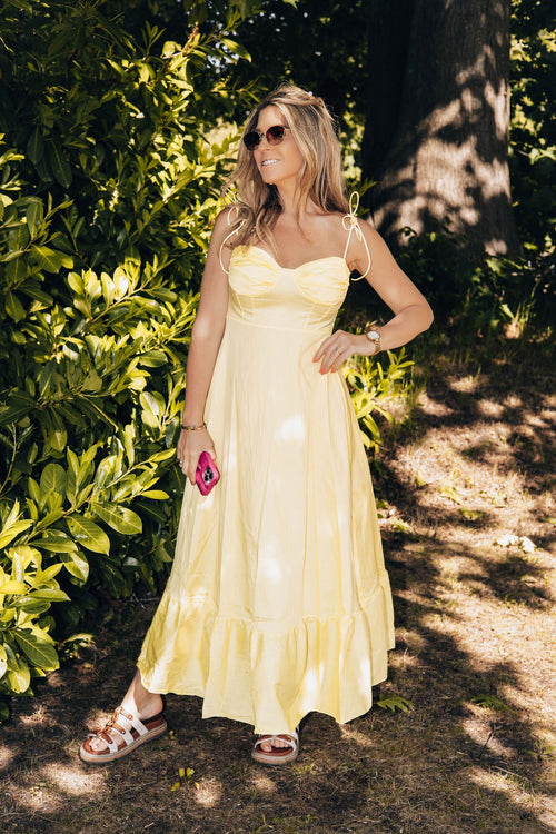 By Hilke Maxi Dress Ella Yellow